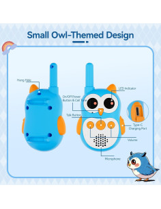 Walkie Talkies Retevis RT30W para Niños Recargables 600m 2