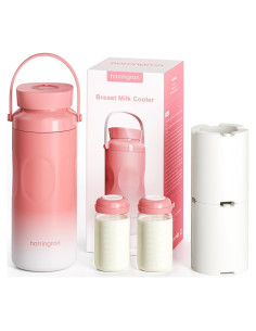 Enfriador de Leche Materna Portátil Harringron 22oz 24H Rosa