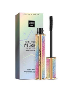 Máscara de Pestañas 4D SENANA MARINA - Impermeable, Volumen y Longitud, Paquete de 3