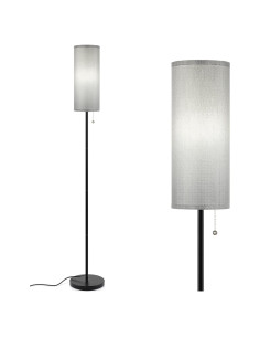 Lámpara de Pie LED Coucerk Gris 3 Temperaturas de Color