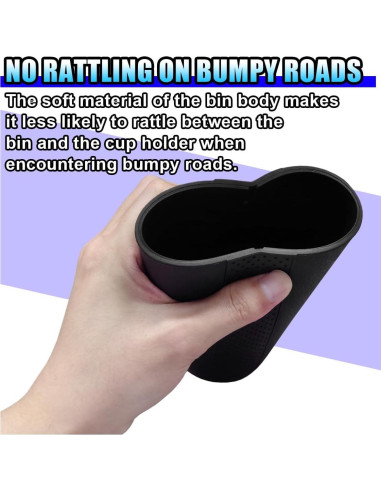 Bote de Basura para Auto GAOLAOSY a Prueba de Fugas 850ml
