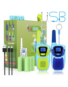 Walkie Talkies Recargables Topsung M920 para Niños y Adultos