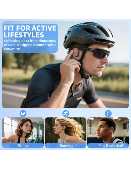 Ganchos para Orejas Antideslizantes QINZAC para Galaxy Buds 3