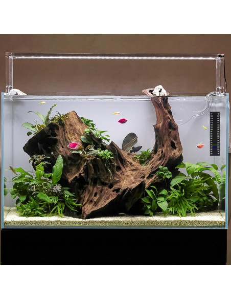 6 Tiras de Termómetro para Acuario Teaaha 9x2 cm