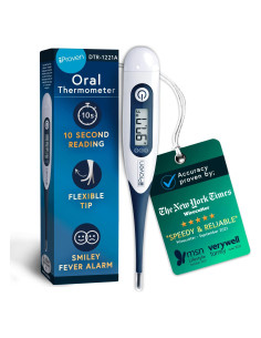 Termómetro Oral Digital iProven DTR-1221A, 10 Segundos, Alarma de Fiebre