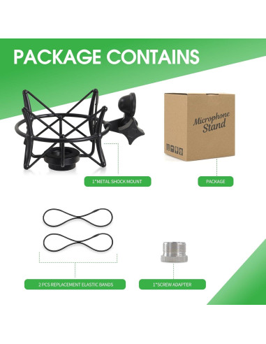 Soporte de choque ZibugZag para micrófonos Neumann TLM 103/102