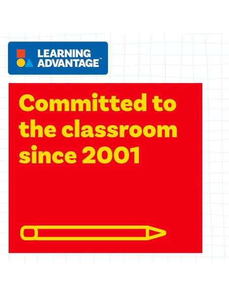 Termómetros Estudiantiles Learning Advantage - Juego de 10 - Escala Dual - Libre de Mercurio