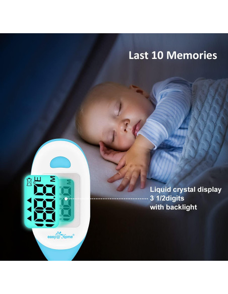 Termómetro Rectal Digital Easy@Home EMT-027 para Bebés