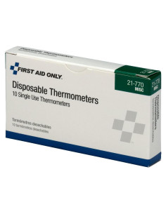 Termómetro Desechable para Fiebre Primera Ayuda Solo 21-770 - Paquete de 10