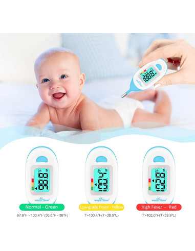 Termómetro Rectal Digital Easy@Home EMT-027 para Bebés