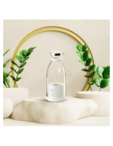 Mezclador Portátil Ciro Republic 350ml Carga Inalámbrica Blanco