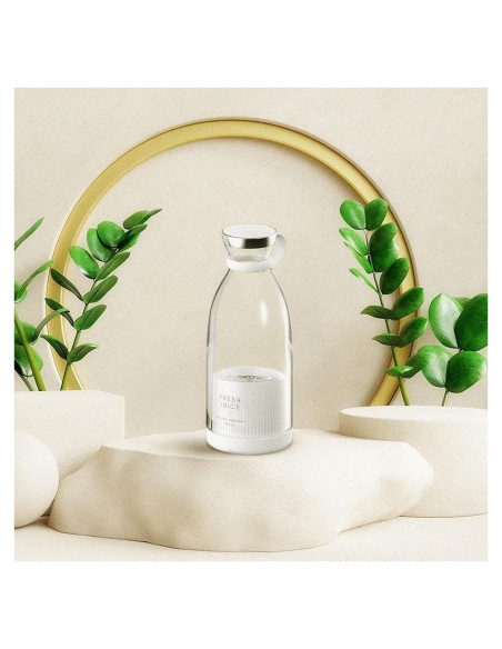 Mezclador Portátil Ciro Republic 350ml Carga Inalámbrica Blanco