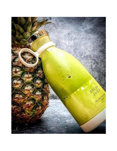 Mezclador Portátil Ciro Republic 350ml Carga Inalámbrica Blanco