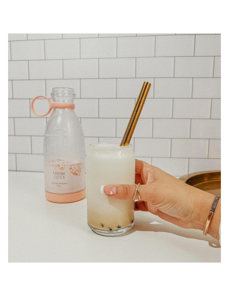 Mezclador Portátil Ciro Republic 350ml Carga Inalámbrica Blanco