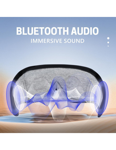 Máscara para dormir Bluetooth GNEGNI 3D Contour con auriculares