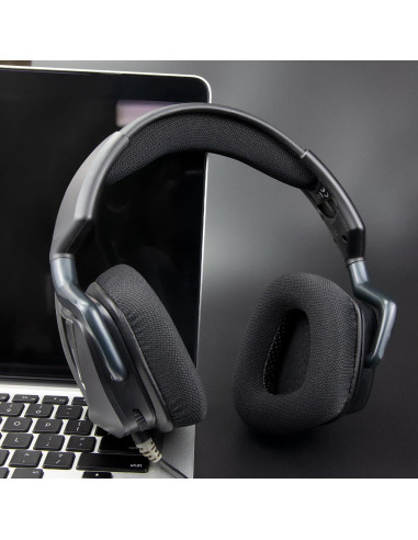 Almohadillas de Reemplazo SOULWIT para Corsair Void - Negro