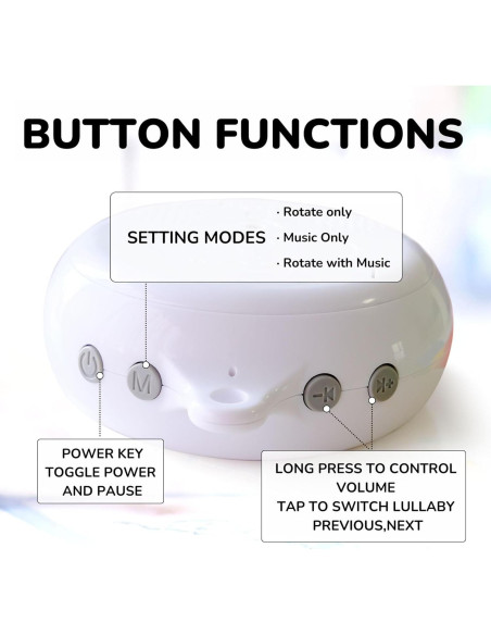 Brazo de Móvil para Cuna Vlokup 71 cm con Música y 35 Canciones