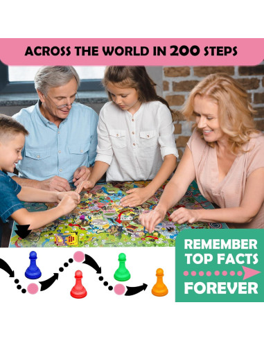 Juego de Mesa Educativo Adducate EE. UU. - 1 a 10 Jugadores