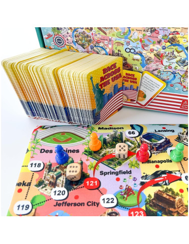 Juego de Mesa Educativo Adducate EE. UU. - 1 a 10 Jugadores