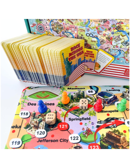 Juego de Mesa Educativo Adducate EE. UU. - 1 a 10 Jugadores