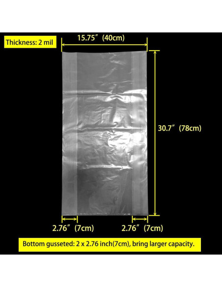 25 Bolsas Desechables para Cubos de 19 Litros Belinlen