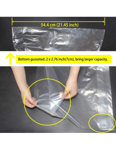 25 Bolsas Desechables para Cubos de 19 Litros Belinlen