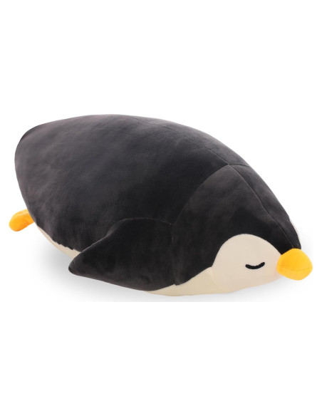 DENTRUN Pingüino Juguete de Peluche Suave 31 cm Azul Negro