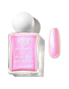 Esmalte de Uñas Rosa Brillante Modelones 15ml Secado Rápido