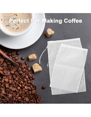 Bolsas de Leche de Nueces Boao - 6 Piezas Reutilizables Nylon