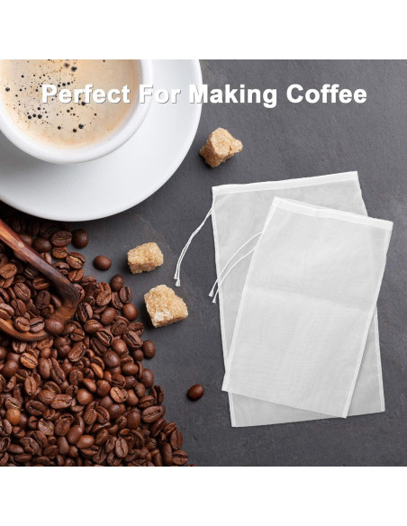 Bolsas de Leche de Nueces Boao - 6 Piezas Reutilizables Nylon