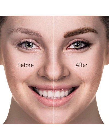 Gel de Cejas Impermeable YOLETO Marrón Ceniza 12cm con Cepillo