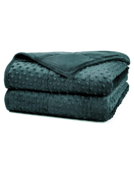 Manta con Peso Alomidds 91x122cm Terciopelo Verde 2.27kg