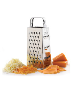 Rallador de Acero Inoxidable Norpro 4 Lados 21cm Plata