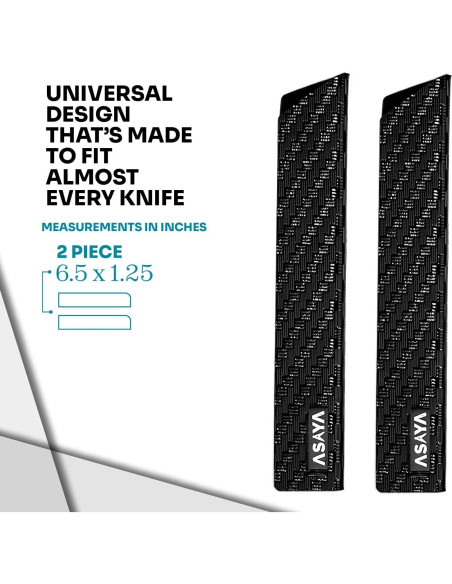 Guardas de Cuchillo Asaya - 2 Piezas Universales 15.24 cm