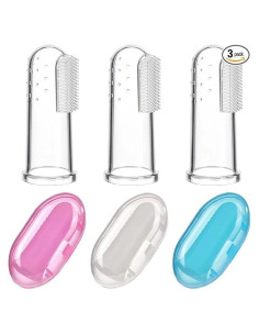 Juego de Cepillos de Dientes para Bebés - Colores Variados