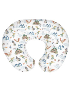 Funda de Almohada de Lactancia Dragón Boho 55.88x45.72 cm