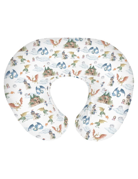 Funda de Almohada de Lactancia Dragón Boho 55.88x45.72 cm