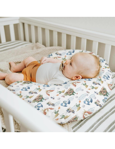 Funda de Almohada de Lactancia Dragón Boho 55.88x45.72 cm