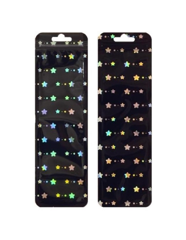 100 Bolsas Ziplock Transparentes NATX 6.4x21.8cm con Agujero