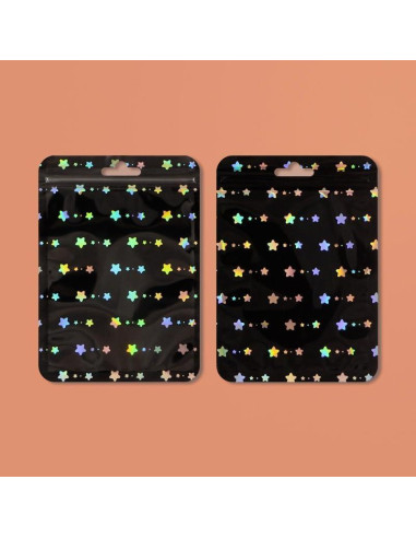 100 Bolsas Ziplock Transparentes NATX 6.4x21.8cm con Agujero