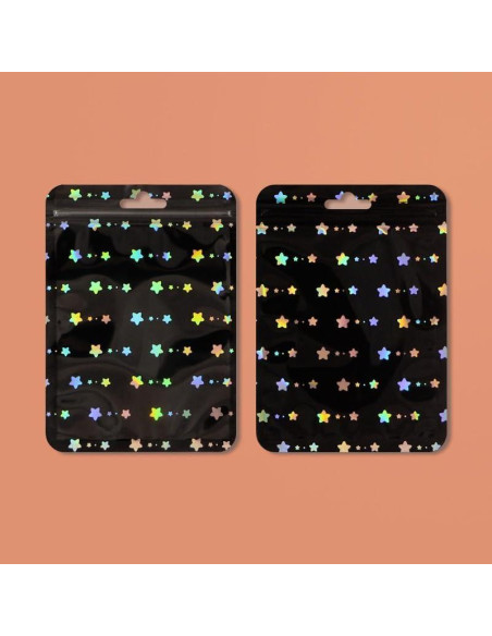 100 Bolsas Ziplock Transparentes NATX 6.4x21.8cm con Agujero