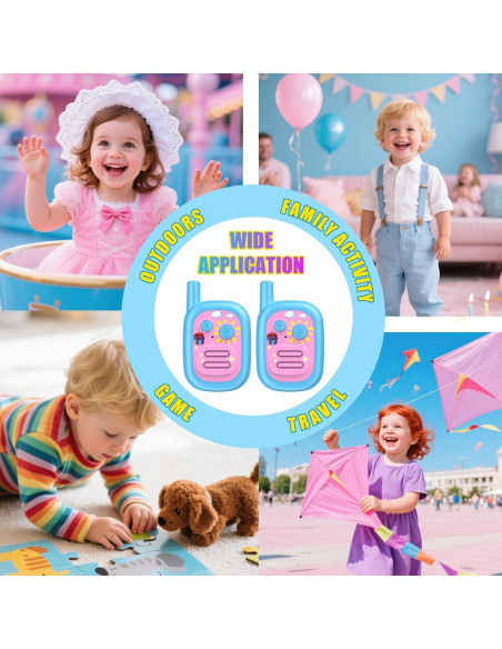 Walkie Talkies Recargables para Niños WITPAW 3 KM Azul