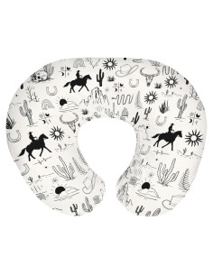 Funda de Almohada de Lactancia Cowboy del Oeste 55.88x45.72 cm
