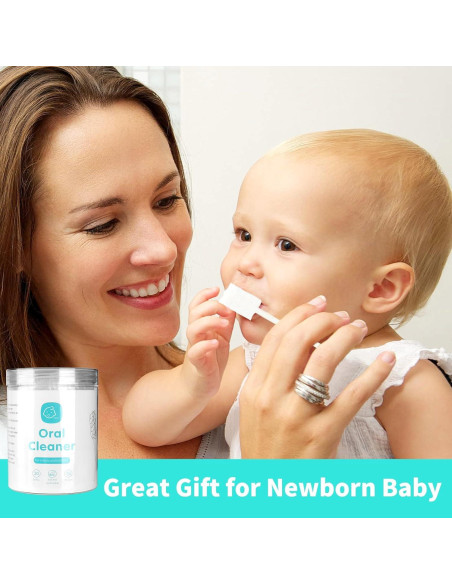 Limpiador Oral para Bebés Esonto 32 Piezas Rosa