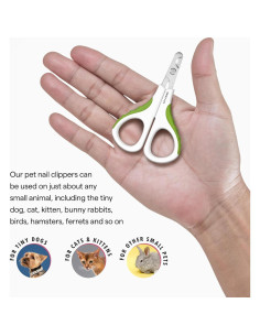 Cortador de Uñas para Mascotas SHINY PET - Acero Inoxidable 2