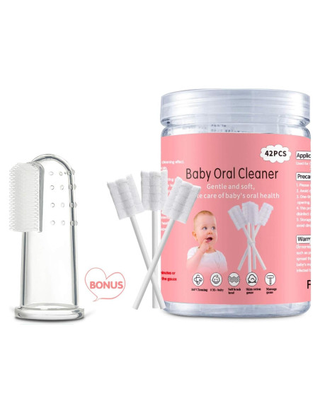 Limpiador de Lengua y Cepillo de Dientes para Bebés EASICUTI - 42 Piezas Limpiador de Lengua y Cepillo de Dientes para Bebés EASICUTI - 42 Piezas