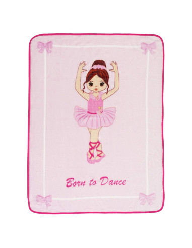 Manta para Niños Everyday Kids - Bailarina 76x102 cm Suave
