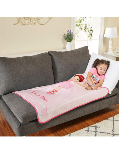 Manta para Niños Everyday Kids - Bailarina 76x102 cm Suave