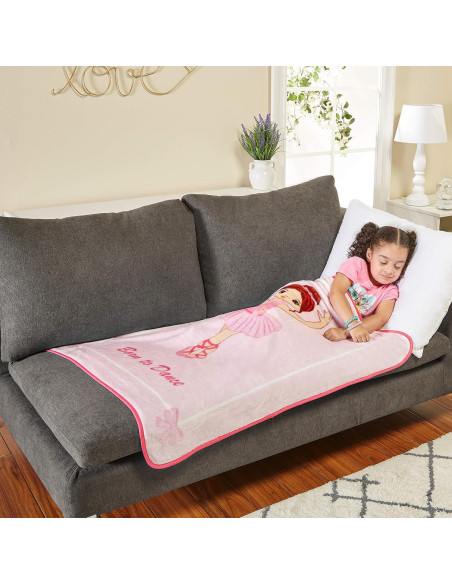 Manta para Niños Everyday Kids - Bailarina 76x102 cm Suave