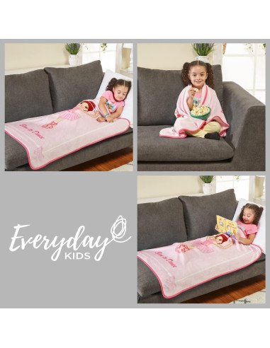 Manta para Niños Everyday Kids - Bailarina 76x102 cm Suave